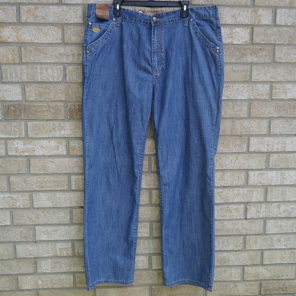 NWT. EHENEGE Blue Light Denim Jeans. - Picture 2 of 8